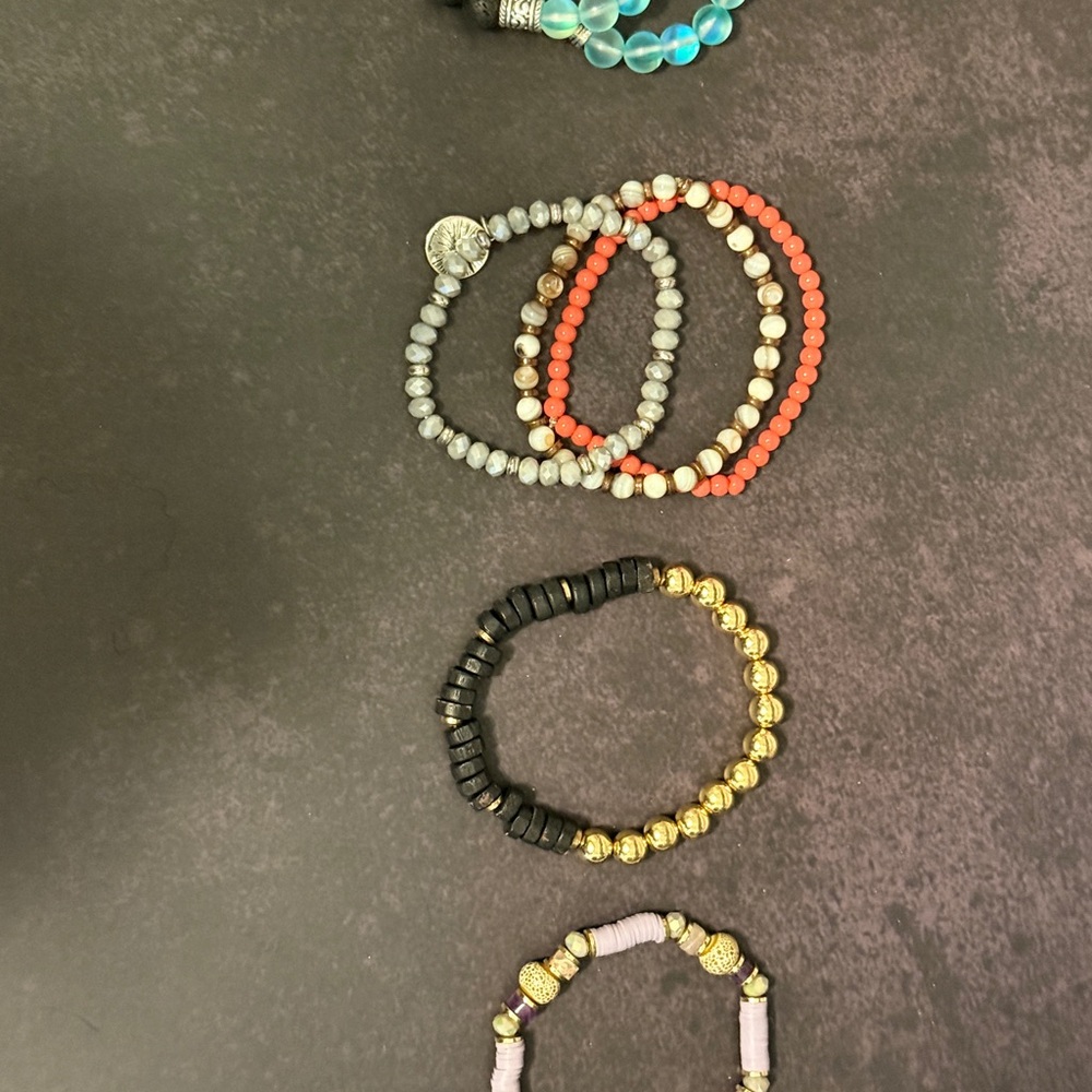 Colorful Beaded Bracelet Set